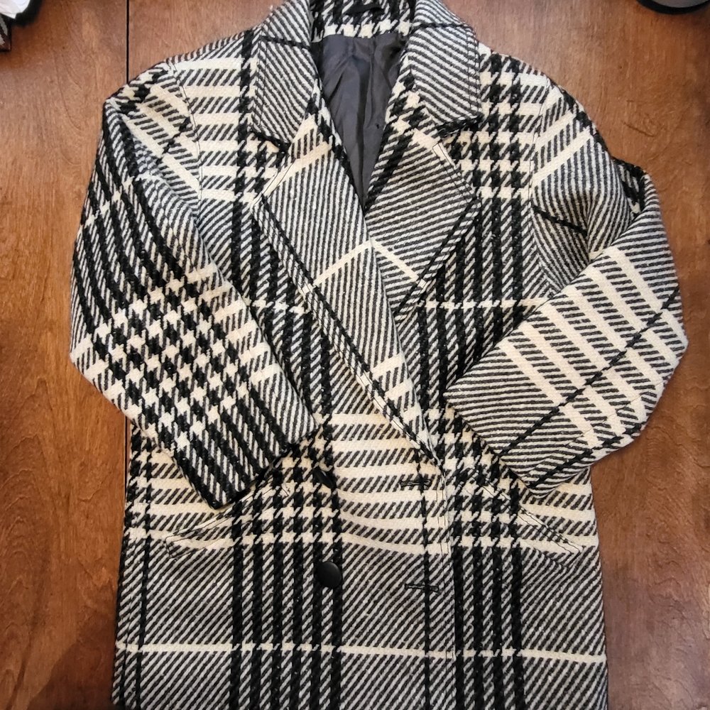 Reine Schurwolle Men Over Coat Pure Wool Laine Vierge Made in Germany Sz 38